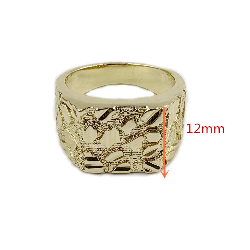 14K Gold Plated Nugget Ring