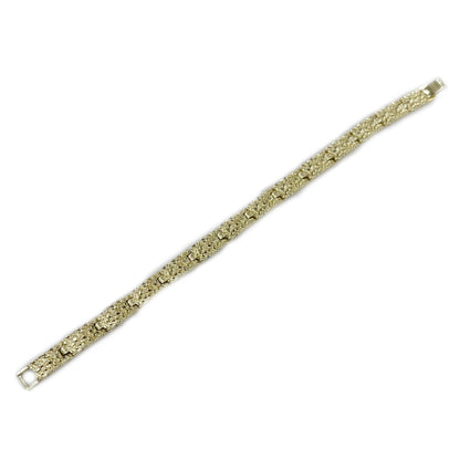 14k Gold Plated Nugget Bracelet