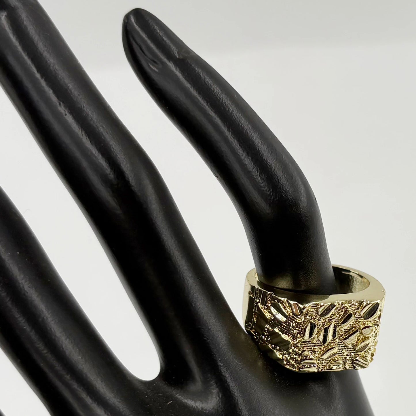 14K Gold Plated Nugget Ring