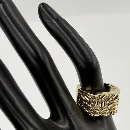 14K Gold Plated Nugget Ring
