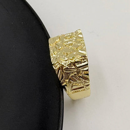 14K Gold Plated Nugget Ring